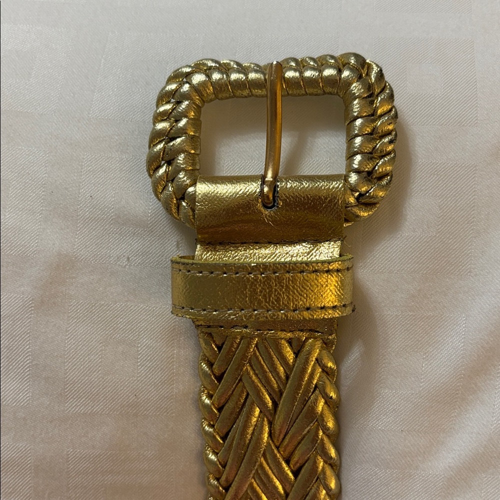 The Ritz Gold Braided Belt - Picture 2 of 3